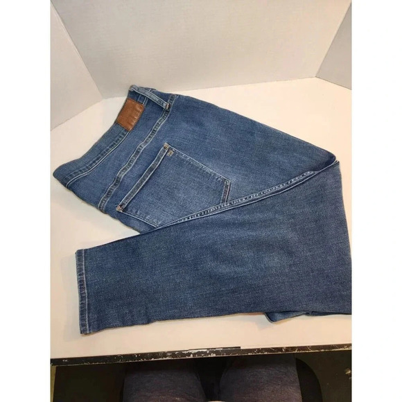 Madewell Medium Wash Road Tripper Skinny Jeans Size 37P Blue - Picture 2 of 9